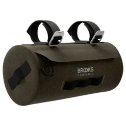 Brooks England - Scape Handlebar Pouch - Sacoche De Guidon 10 Brooks England - Scape Handlebar Pouch - Sacoche De Guidon -Extérieur Équipement Magasin brooks england scape handlebar pouch sacoche de guidon detail 3