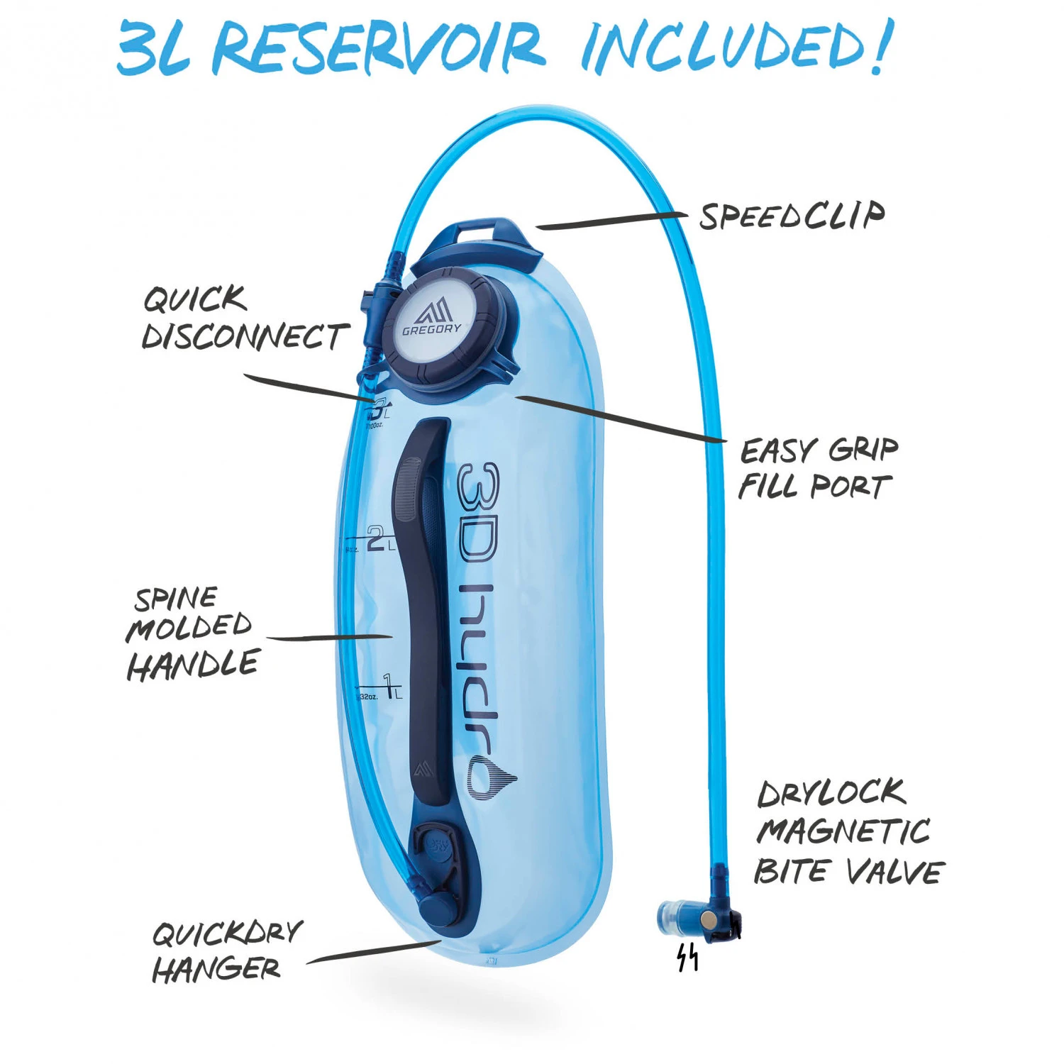 Gregory - Salvo 16 H2O - Sac à Dos De Randonnée 4 Gregory - Salvo 16 H2O - Sac à Dos De Randonnée – Image 2