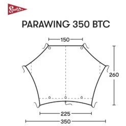 Spatz - Parawing 350 BTC - Tarp -Extérieur Équipement Magasin spatz parawing 350 btc tarp detail 2