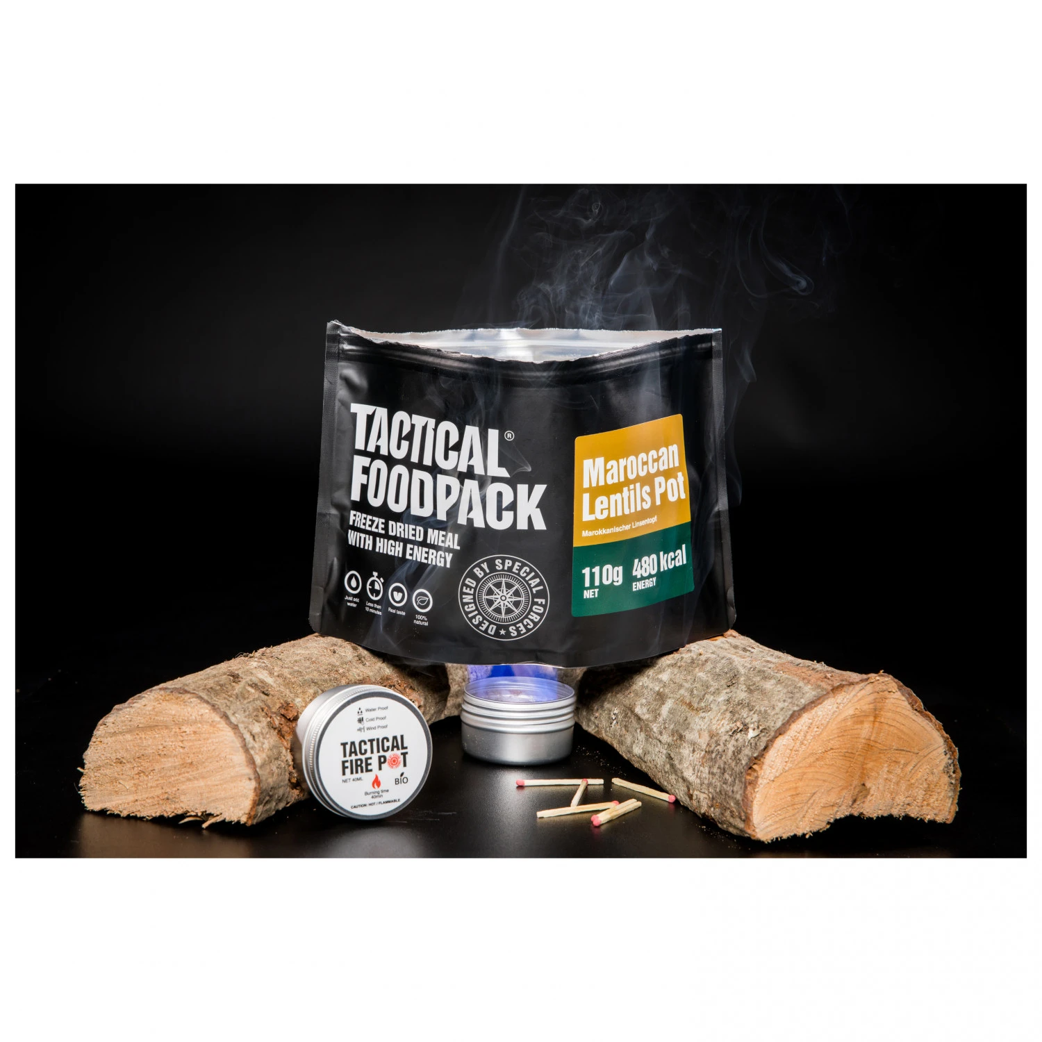 TACTICAL FOODPACK - Tactical Fire Pot - Réchaud à Combustible Sec 4 TACTICAL FOODPACK - Tactical Fire Pot - Réchaud à Combustible Sec – Image 2